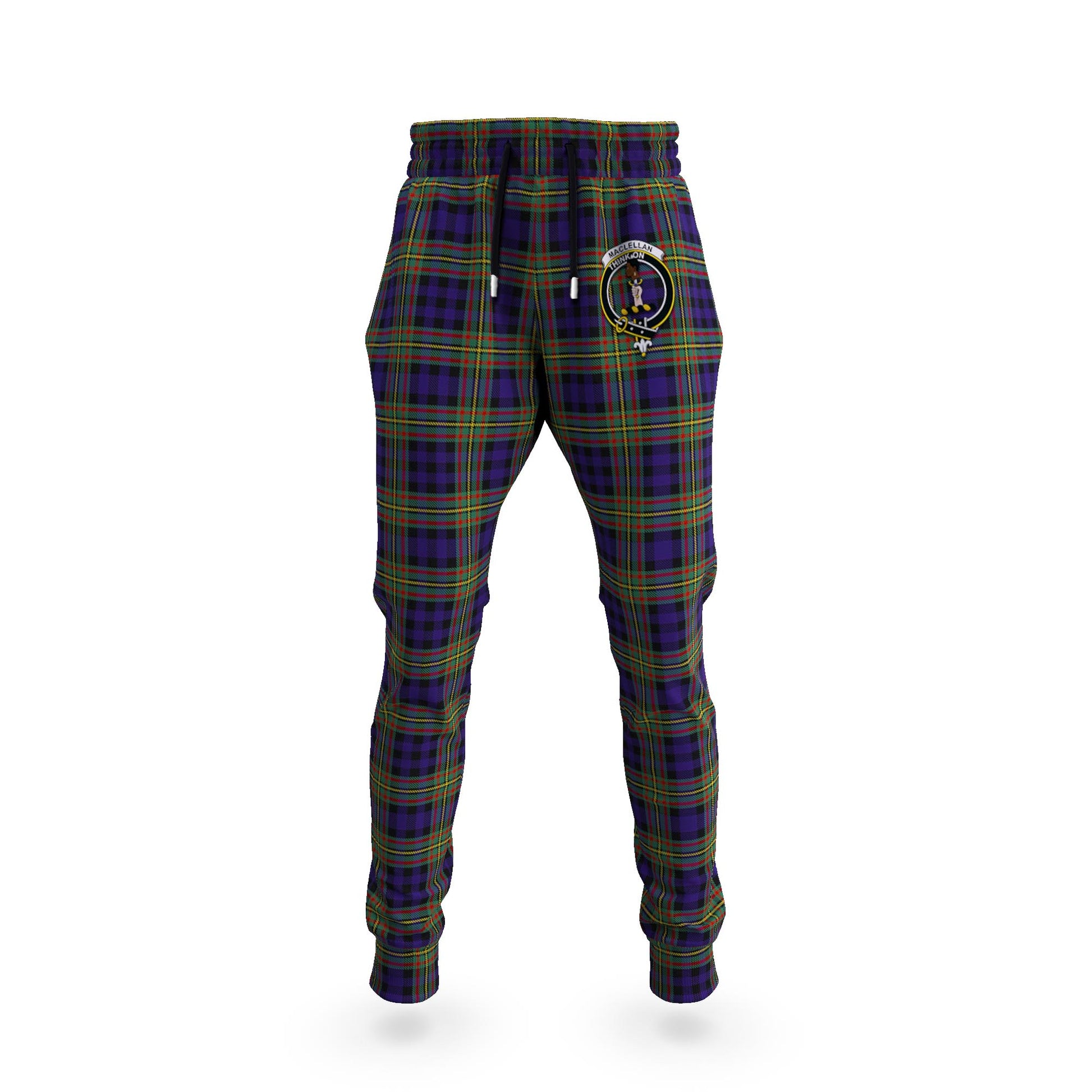 MacLellan (McLellan) Tartan Joggers Pants with Family Crest 5XL - Tartan Vibes Clothing