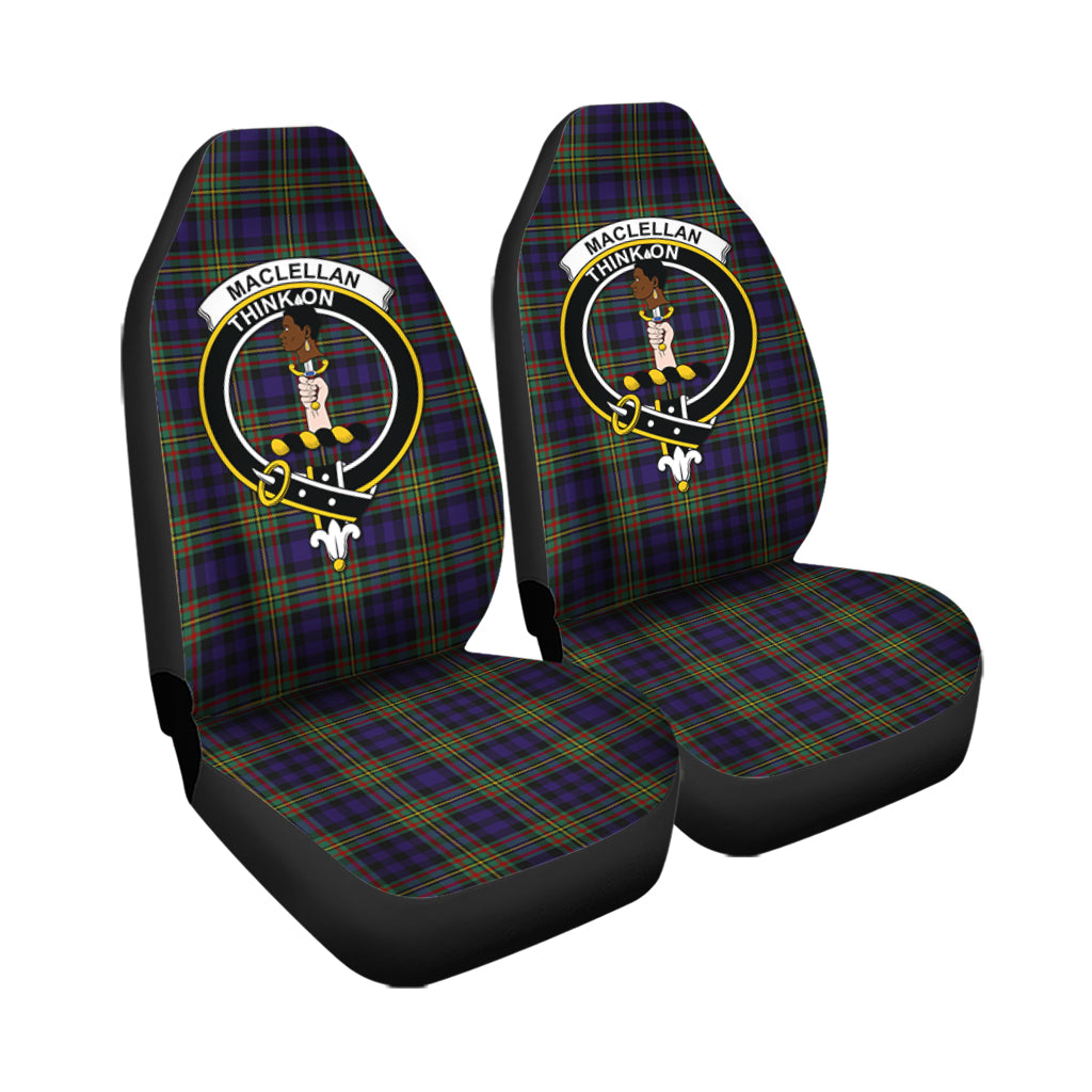 MacLellan Tartan Car Seat Cover with Family Crest - Tartanvibesclothing