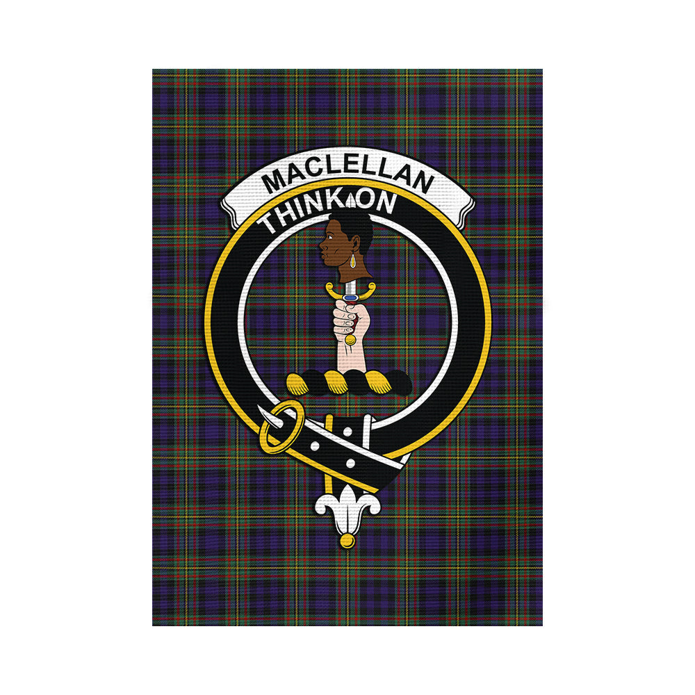 MacLellan (McLellan) Tartan Flag with Family Crest - Tartan Vibes Clothing