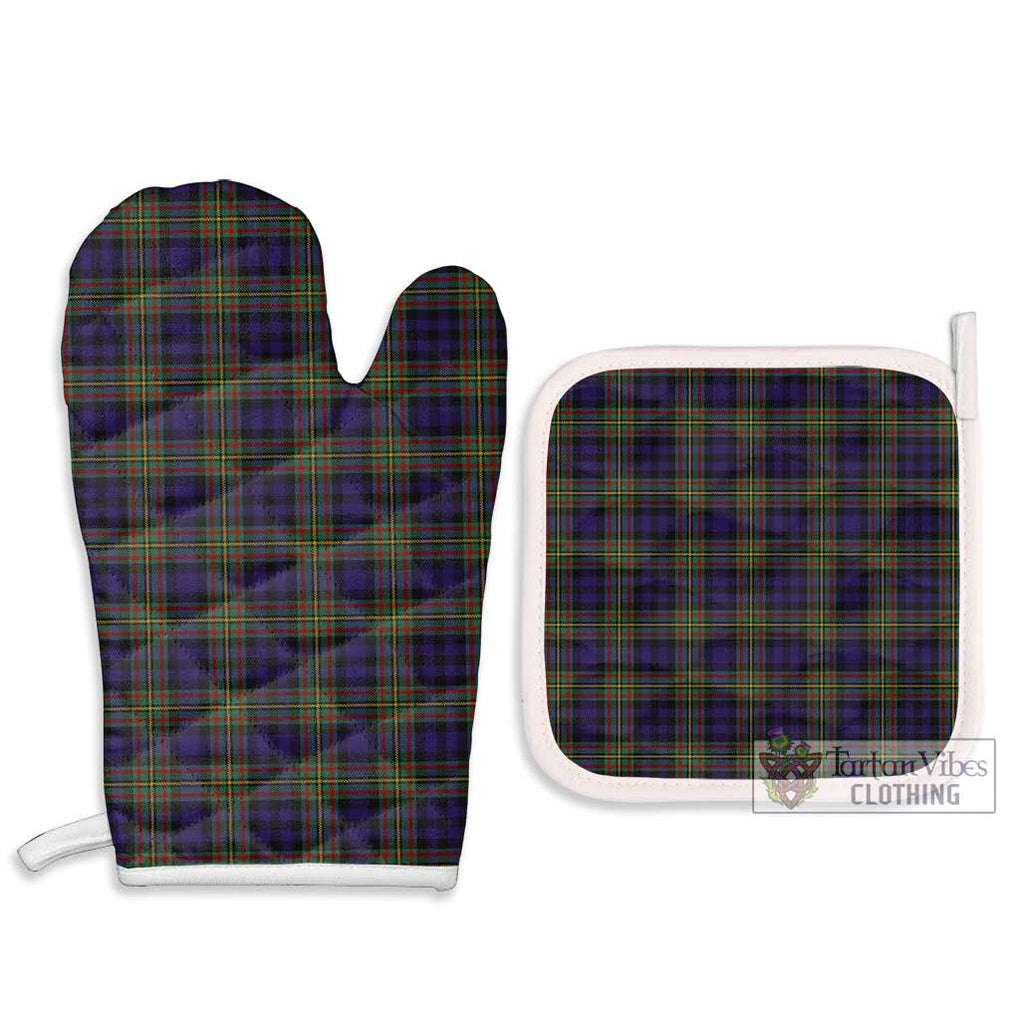 MacLellan (McLellan) Tartan Combo Oven Mitt & Pot-Holder Combo 1 Oven Mitt & 2 Pot-Holder White - Tartan Vibes Clothing