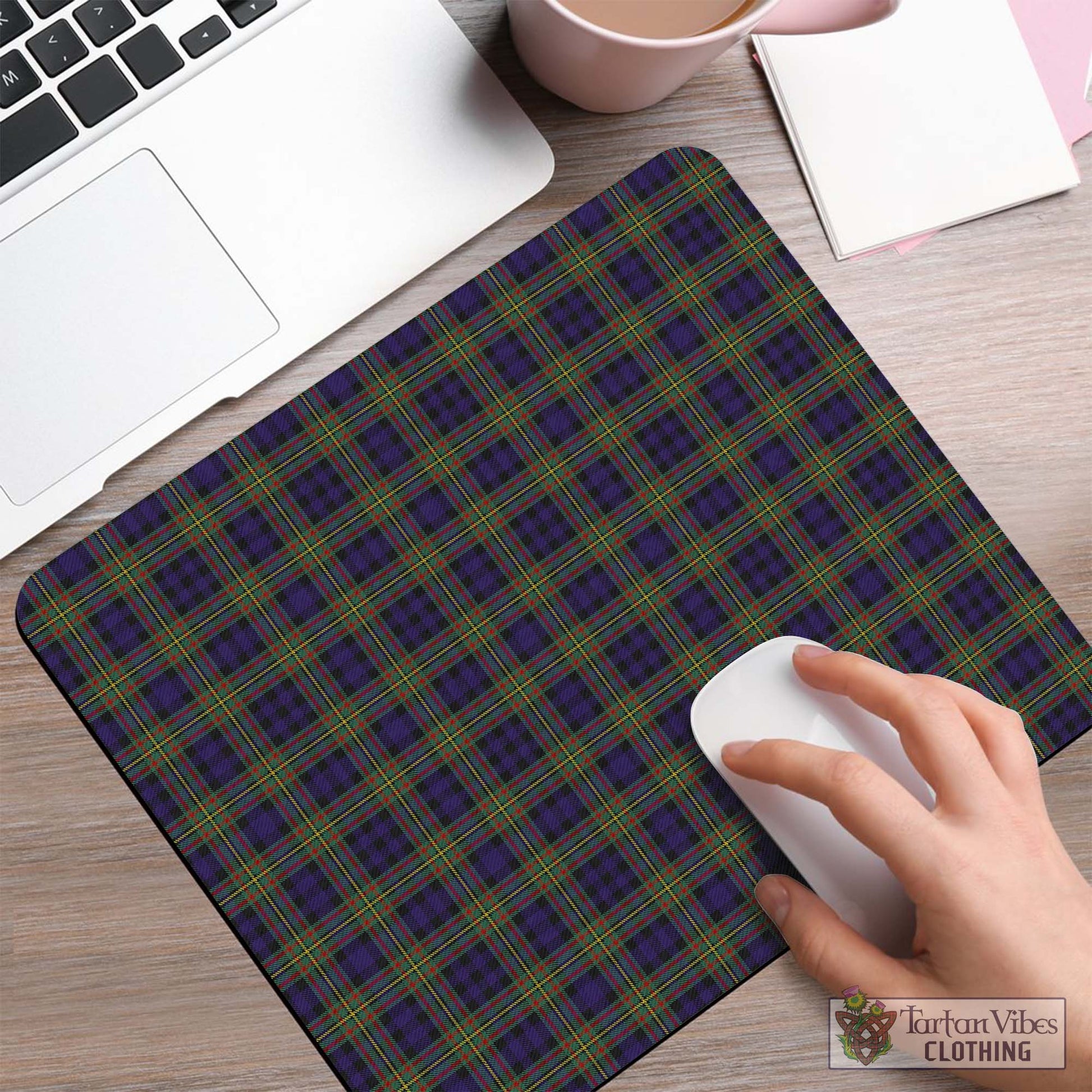 Tartan Vibes Clothing MacLellan Tartan Mouse Pad