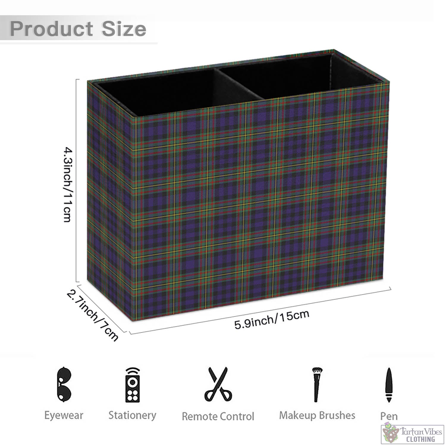 Tartan Vibes Clothing MacLellan Tartan Pen Holder