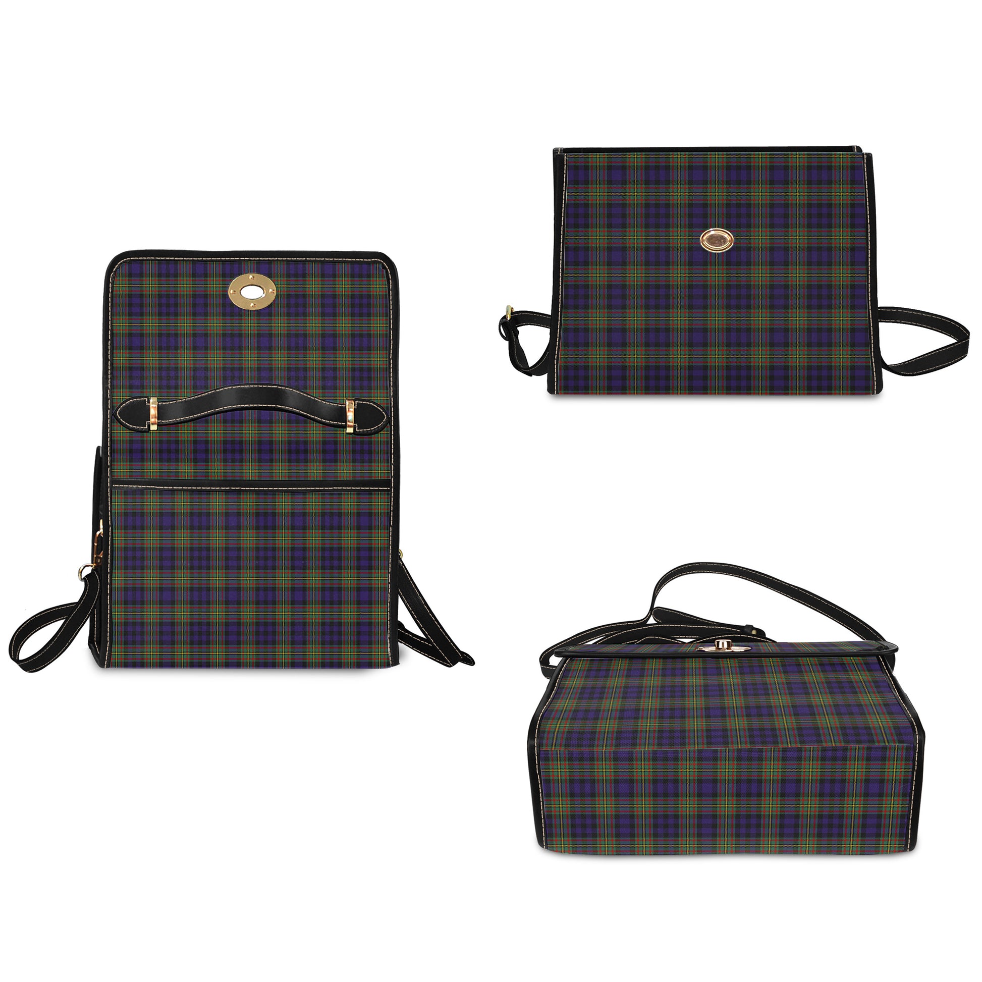 maclellan-tartan-leather-strap-waterproof-canvas-bag