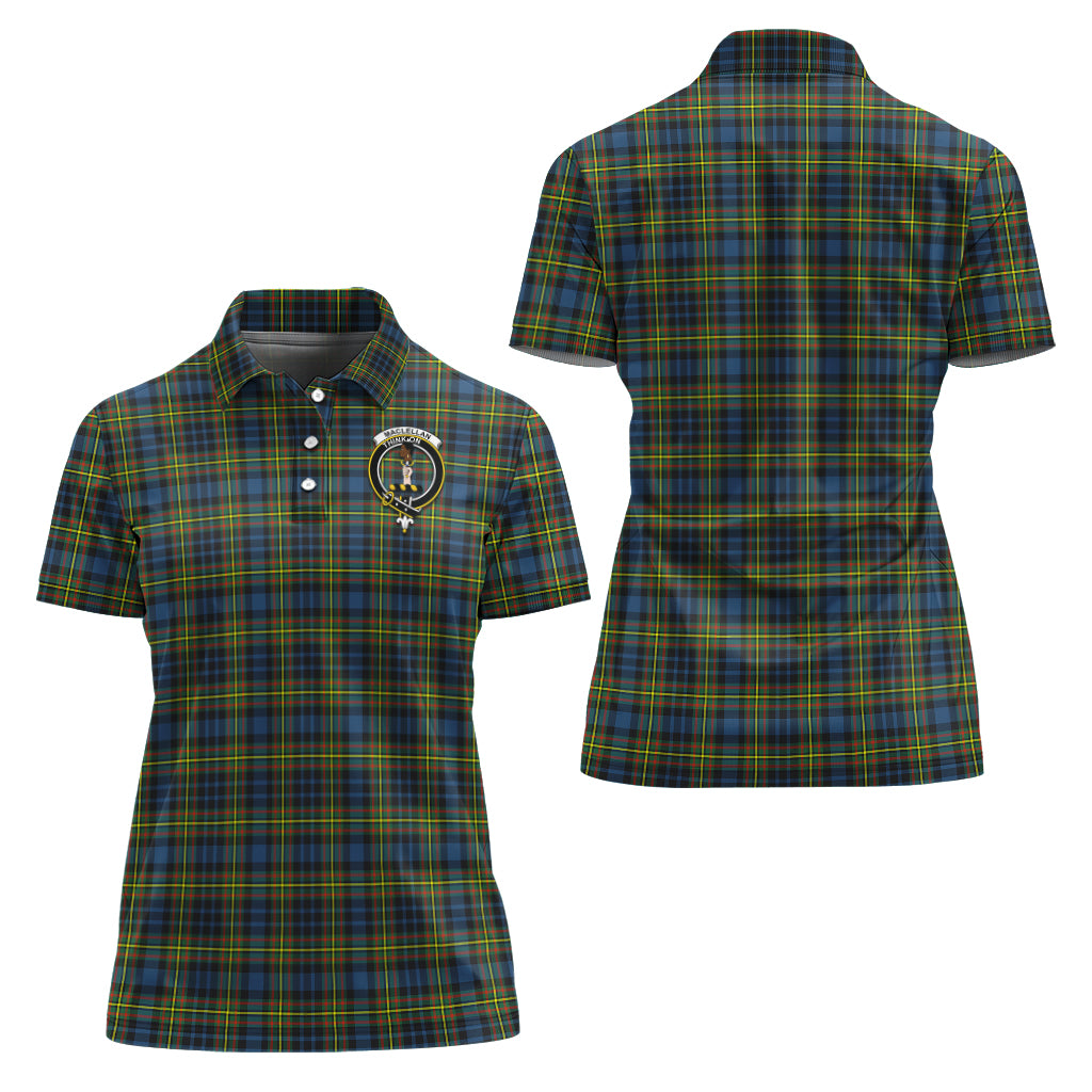 maclellan-ancient-tartan-polo-shirt-with-family-crest-for-women