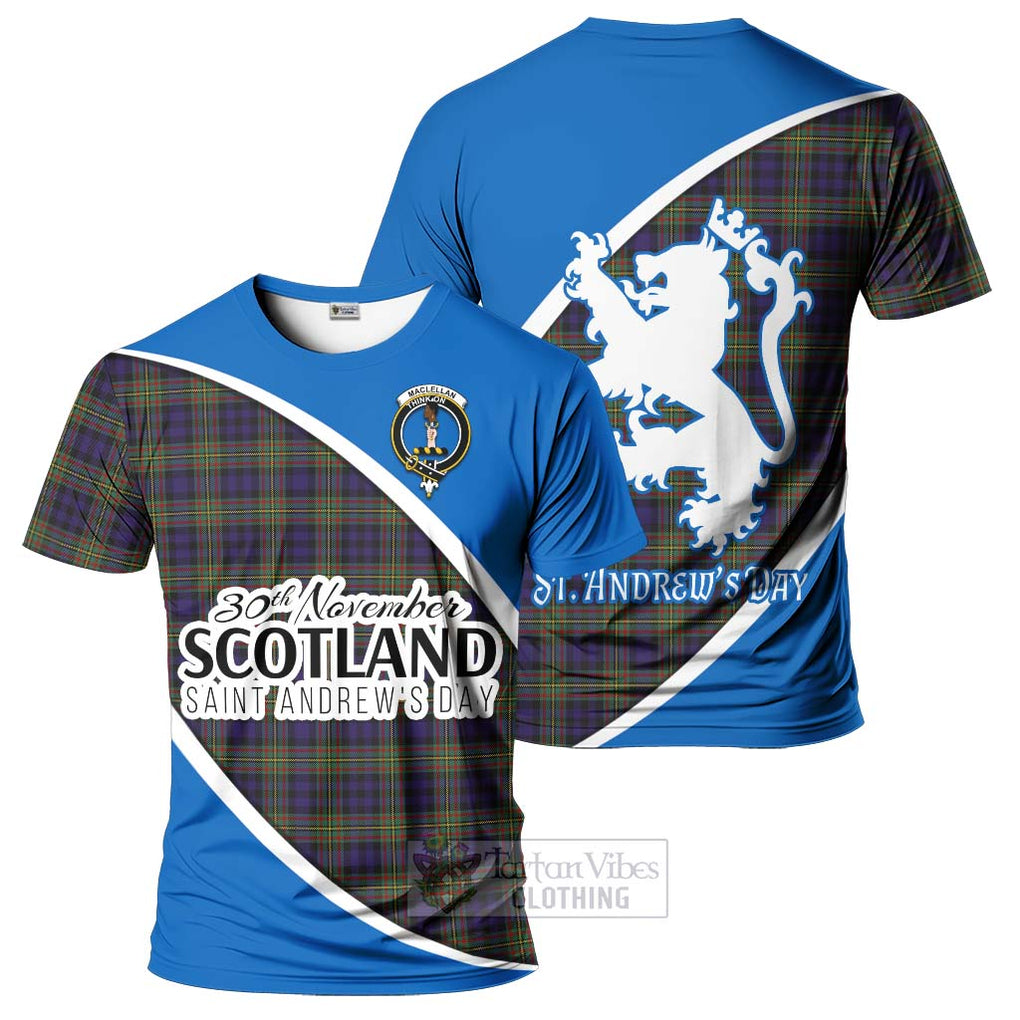 Tartan Vibes Clothing MacLellan (McLellan) Family Crest Tartan T-Shirt Celebrate Saint Andrew's Day in Style