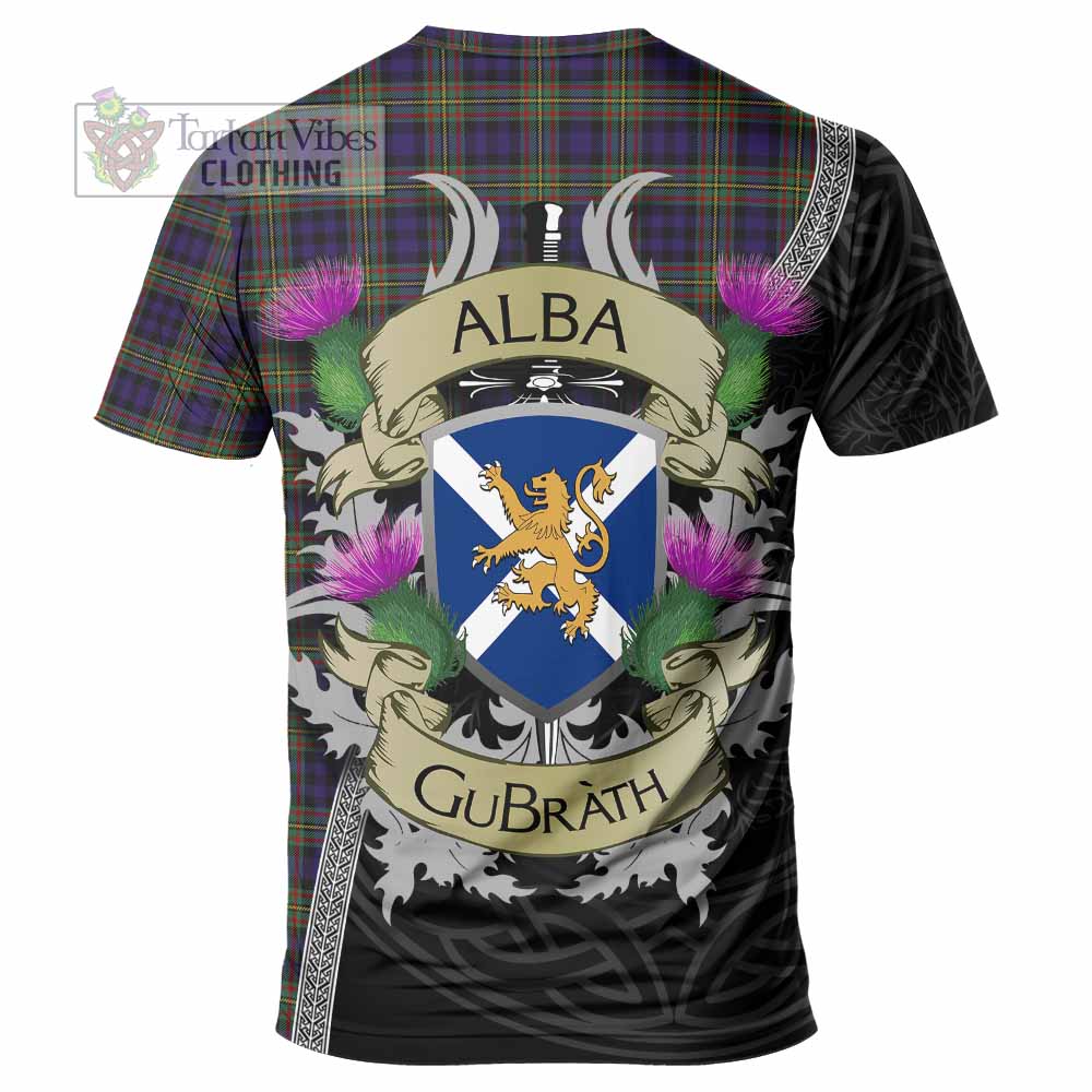 Tartan Vibes Clothing MacLellan (McLellan) Tartan Family Crest T-Shirt Lion Rampant Royal Thistle Shield Celtic Inspired