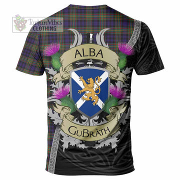 Tartan Vibes Clothing MacLellan (McLellan) Tartan Family Crest T-Shirt Lion Rampant Royal Thistle Shield Celtic Inspired