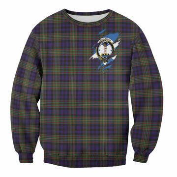 MacLellan (McLellan) Clan Crest In Me Tartan Sweatshirt Scotland Flag Style