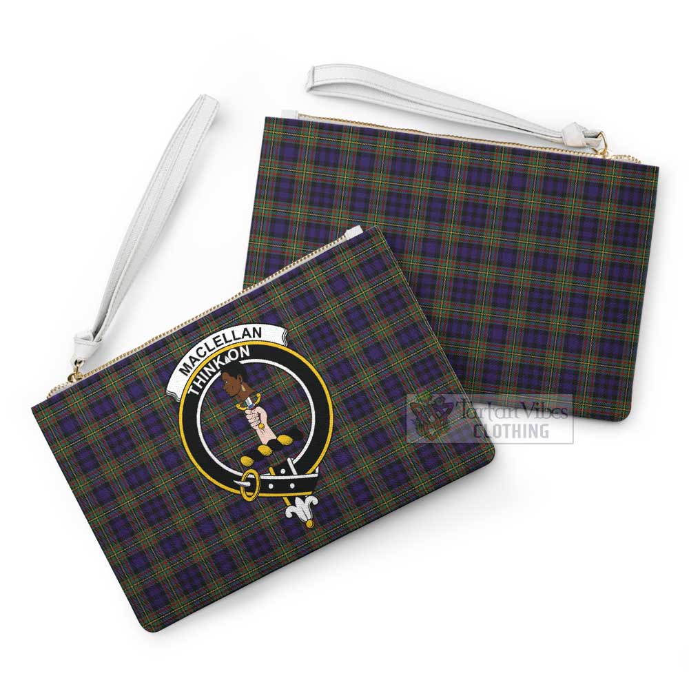 Tartan Vibes Clothing MacLellan (McLellan) Family Crest Tartan Clutch Bag