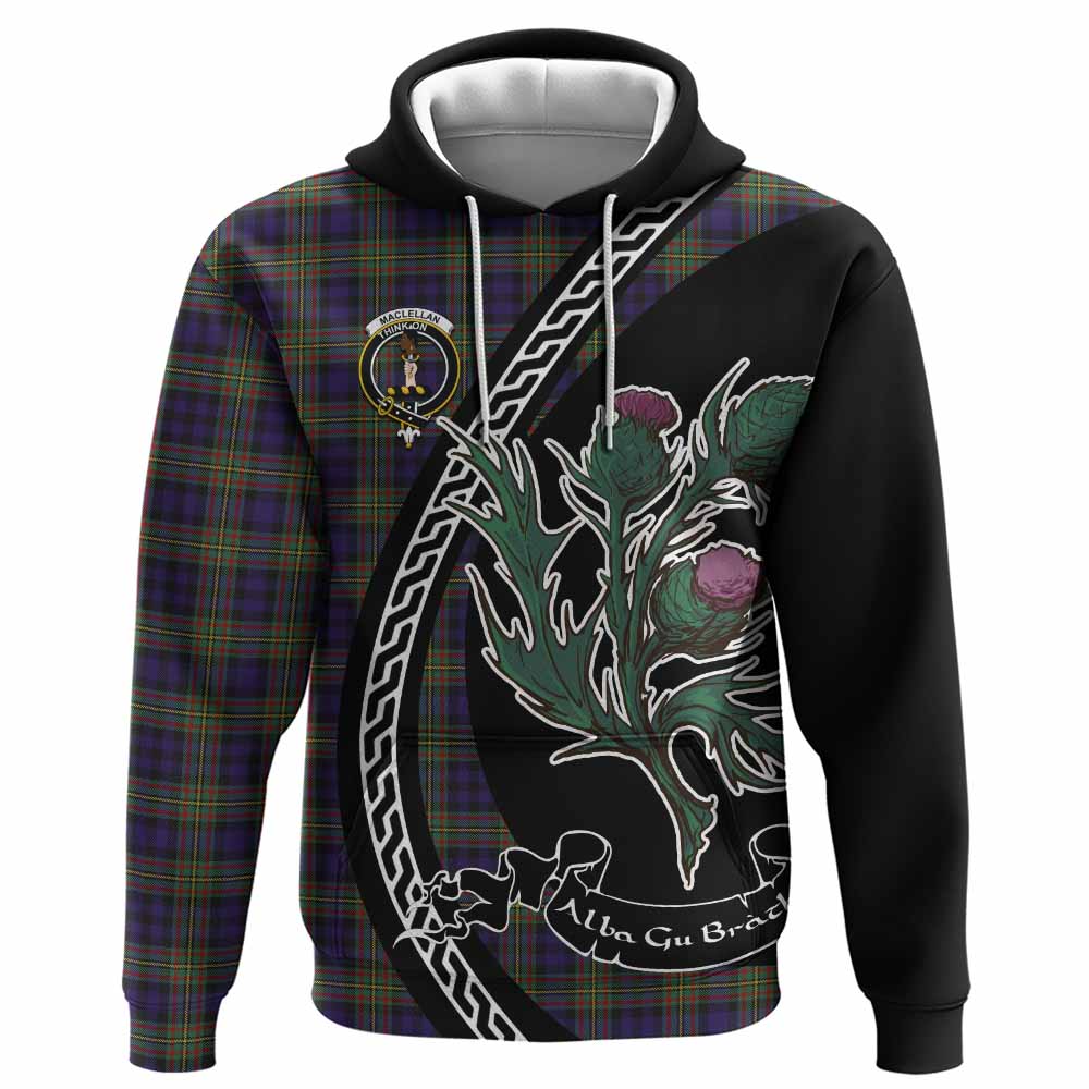 MacLellan (McLellan) Family Crest Tartan Hoodie Alba Thistle Inspired - Tartan Vibes Clothing
