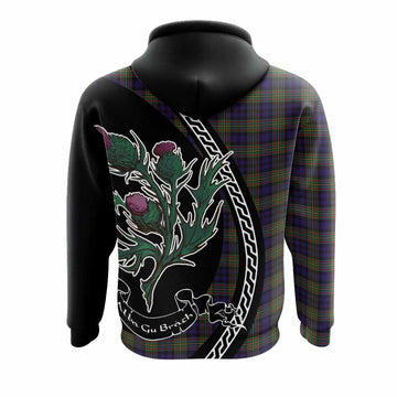 MacLellan (McLellan) Family Crest Tartan Hoodie Alba Thistle Inspired
