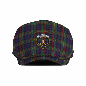 MacLellan (McLellan) Family Crest Tartan Jeff Cap, Tartan Flat Cap