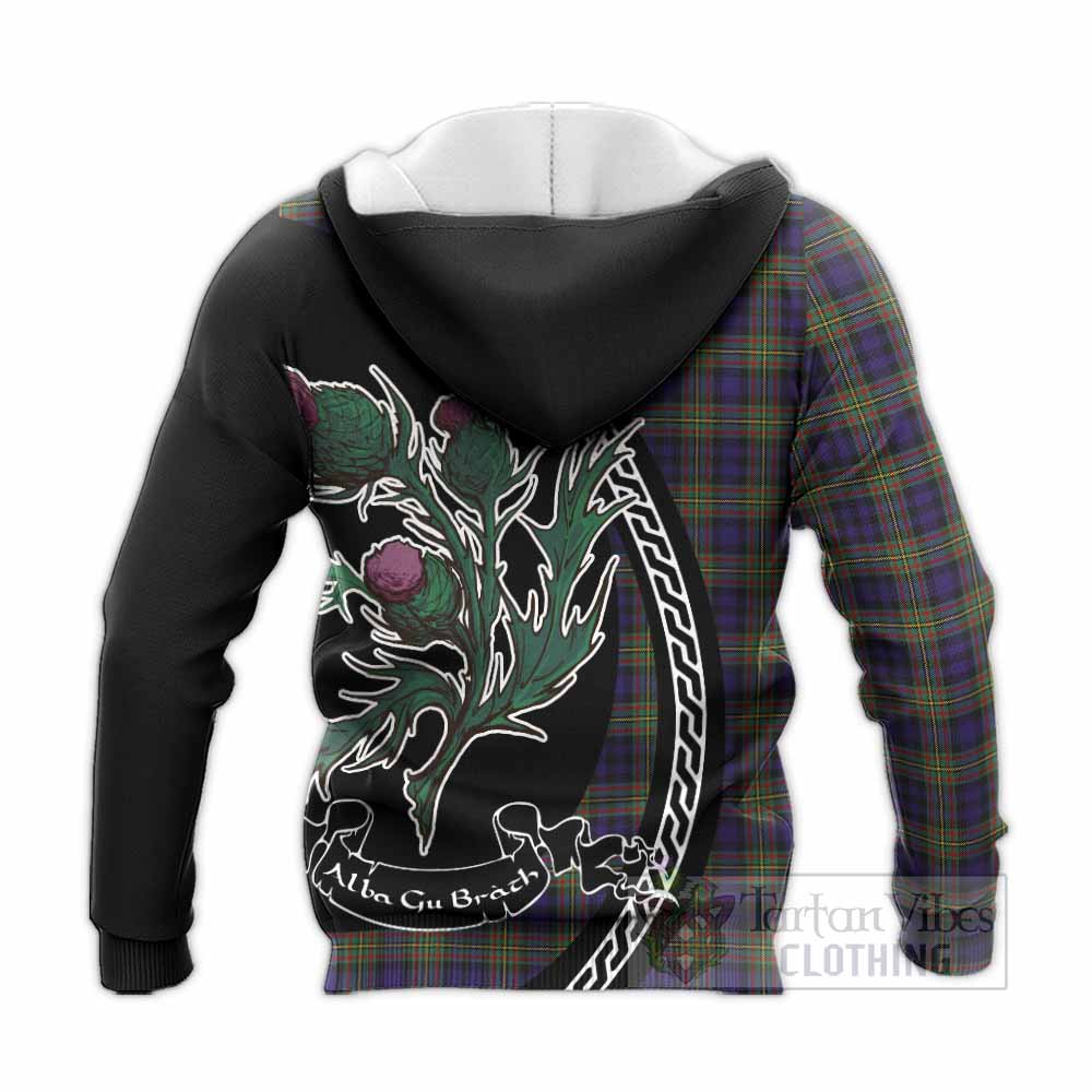 MacLellan (McLellan) Family Crest Tartan Knitted Hoodie Alba Thistle Inspired - Tartan Vibes Clothing