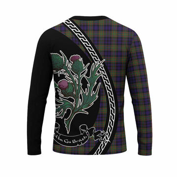 MacLellan (McLellan) Family Crest Tartan Long Sleeve T-Shirt Alba Thistle Inspired - Tartan Vibes Clothing