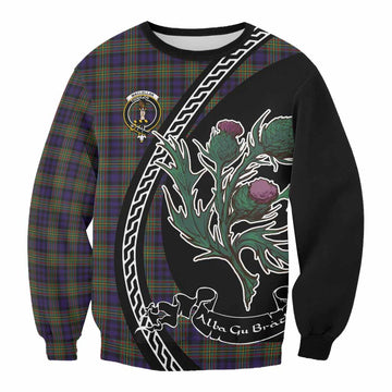 MacLellan (McLellan) Family Crest Tartan Sweatshirt Alba Thistle Inspired