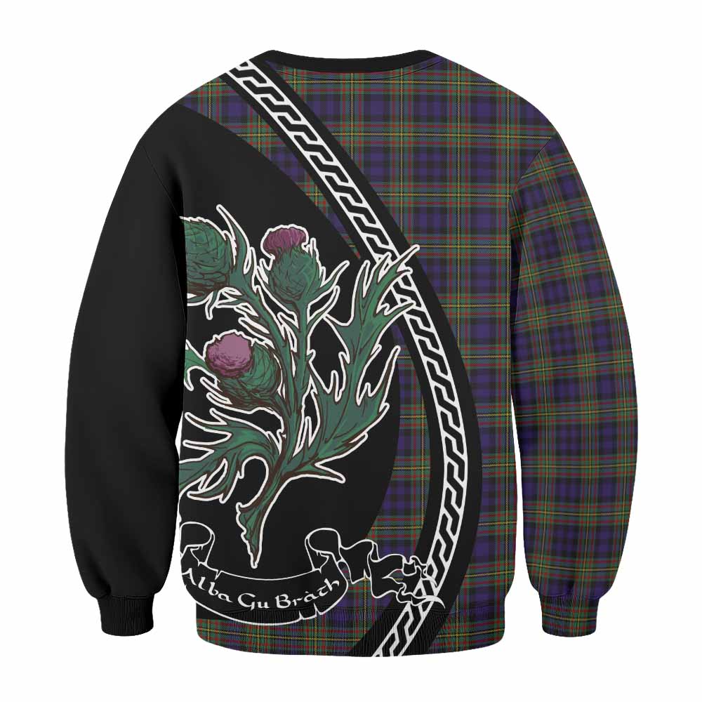 MacLellan (McLellan) Family Crest Tartan Sweatshirt Alba Thistle Inspired - Tartan Vibes Clothing