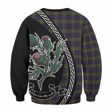 MacLellan (McLellan) Family Crest Tartan Sweatshirt Alba Thistle Inspired