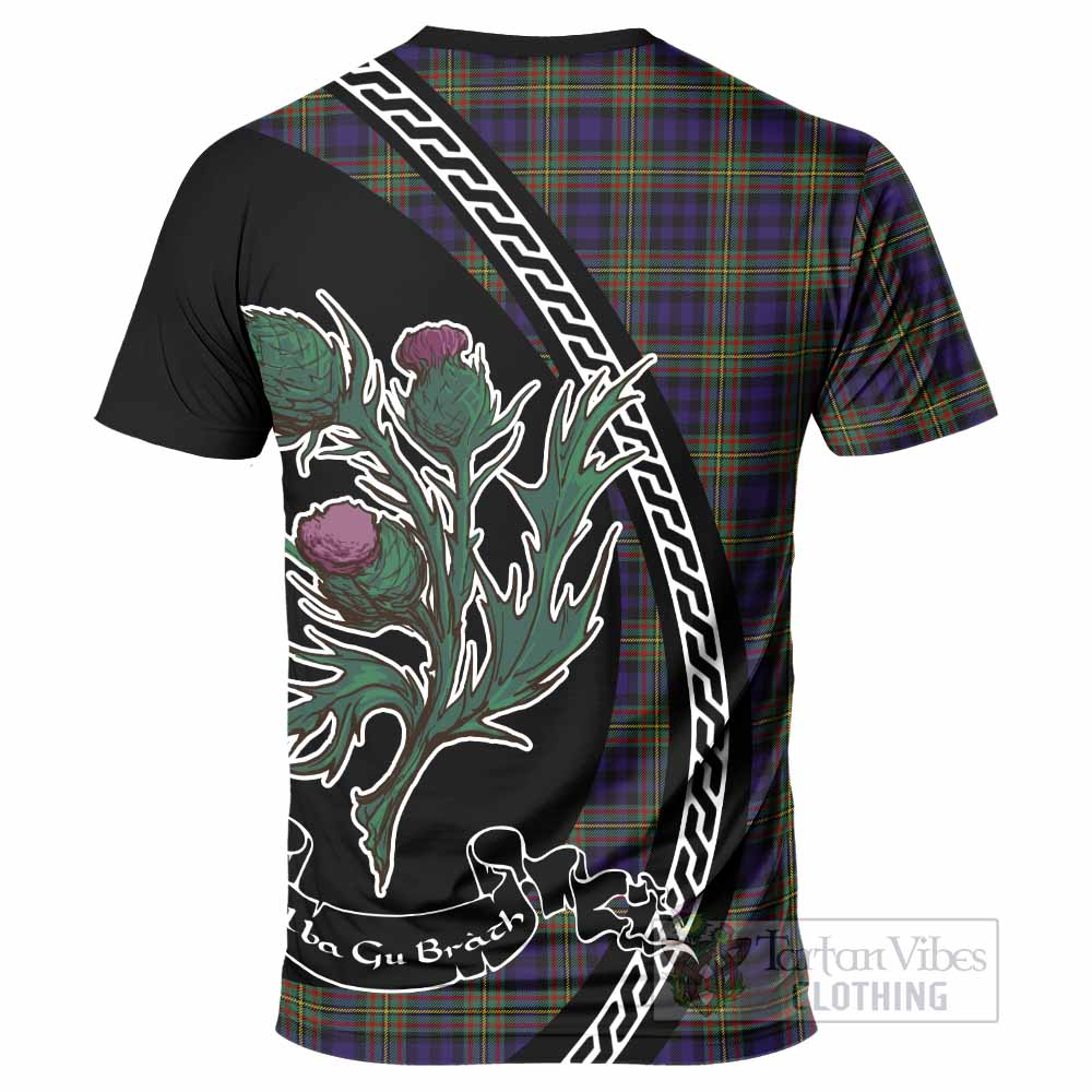 MacLellan (McLellan) Family Crest Tartan T-Shirt Alba Thistle Inspired - Tartan Vibes Clothing
