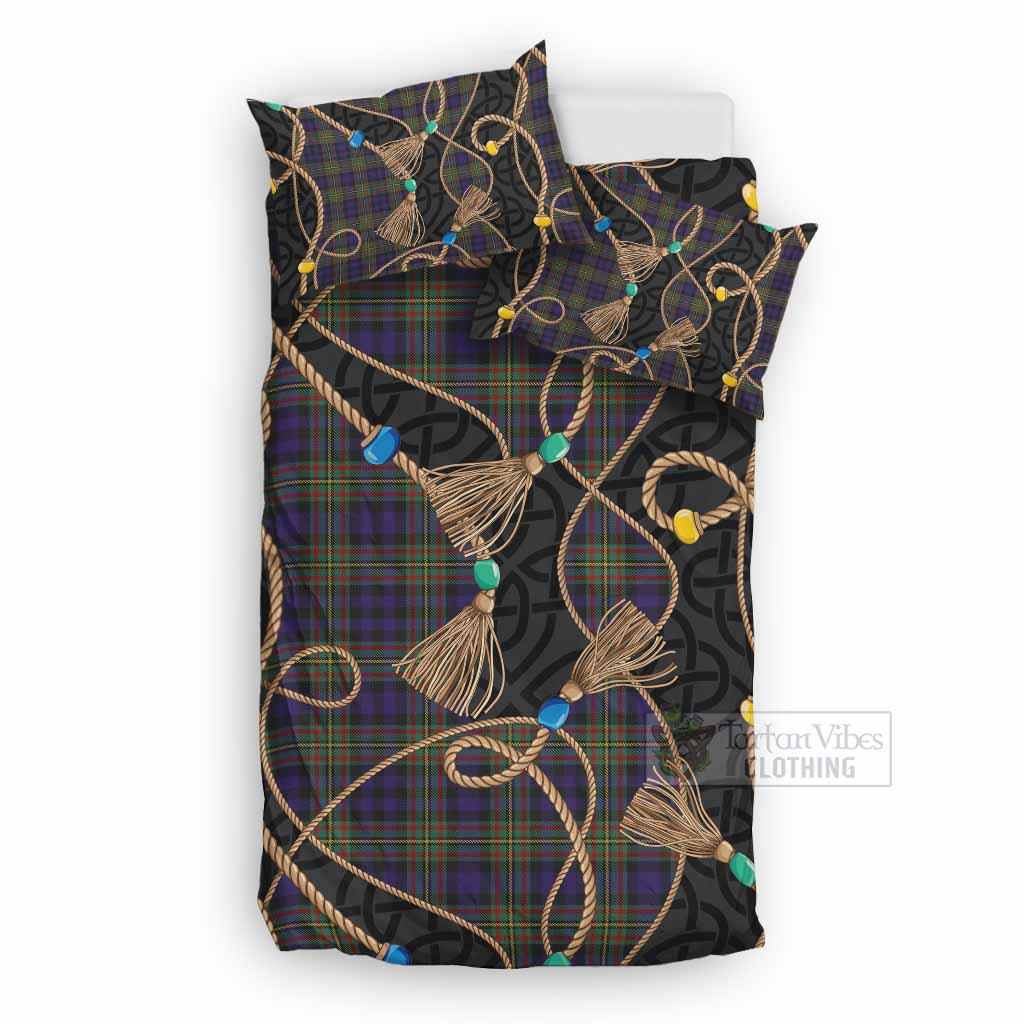 MacLellan (McLellan) Scottish Tartan Twisted Ropes Stylized Bedding Set UK Bedding Set UK Double 79*79 inch - Tartan Vibes Clothing