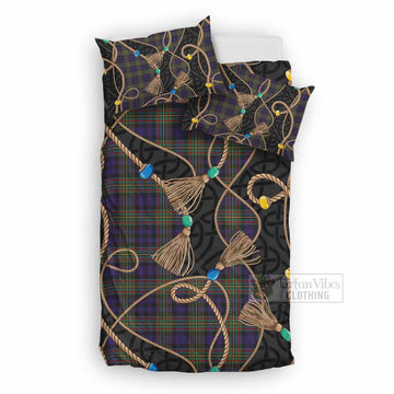 MacLellan (McLellan) Scottish Tartan Twisted Ropes Stylized Bedding Set UK Bedding Set UK Double 79*79 inch - Tartan Vibes Clothing