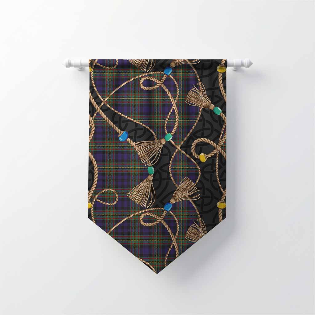 MacLellan (McLellan) Scottish Tartan Twisted Ropes Stylized Gonfalon Chevron - Tartan Vibes Clothing