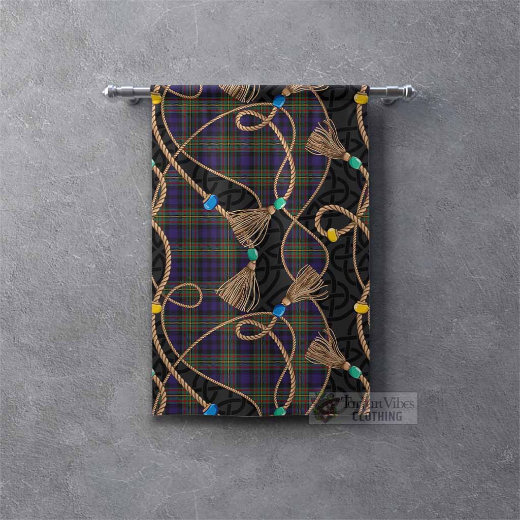 MacLellan (McLellan) Scottish Tartan Twisted Ropes Stylized Gonfalon Rectangle - Tartan Vibes Clothing