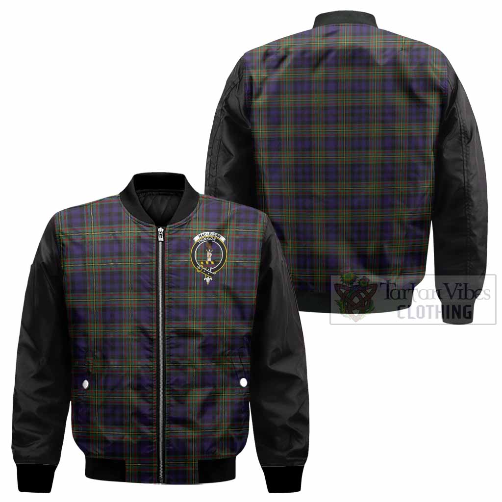 MacLellan (McLellan) Tartan Accent Bomber Jacket with Family Crest