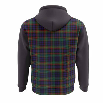 MacLellan (McLellan) Tartan Accent Hoodie with Family Crest
