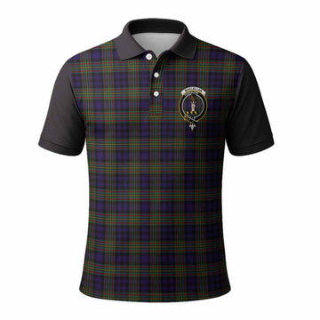 MacLellan (McLellan) Tartan Accent Polo Shirt with Family Crest
