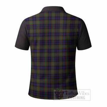 MacLellan (McLellan) Tartan Accent Polo Shirt with Family Crest