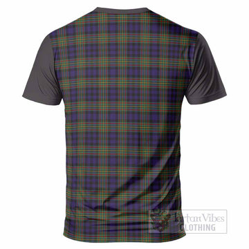 MacLellan (McLellan) Tartan Accent T-Shirt with Family Crest