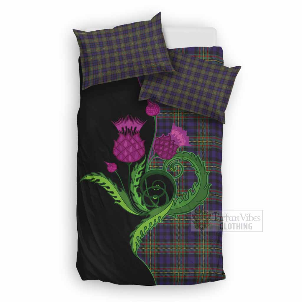 MacLellan (McLellan) Tartan Bedding Set Traditional Scottish Thistle UK Bedding Set UK Double 79*79 inch - Tartan Vibes Clothing