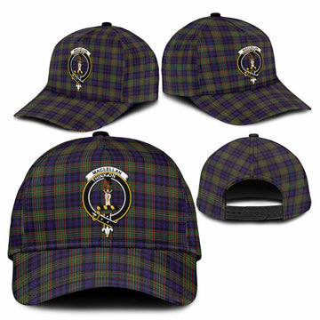 MacLellan (McLellan) Tartan Classic Cap with Family Crest