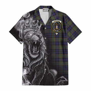 MacLellan (McLellan) Tartan Cotton Hawaiian Shirt Roaring Lion Heritage