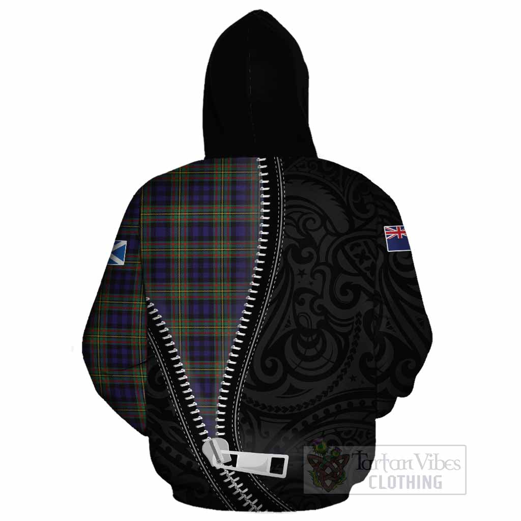 MacLellan (McLellan) Tartan Cotton Hoodie New Zealand Pattern Unique Zipper Stylized