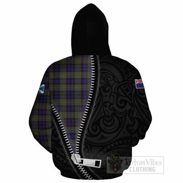 MacLellan (McLellan) Tartan Cotton Hoodie New Zealand Pattern Unique Zipper Stylized