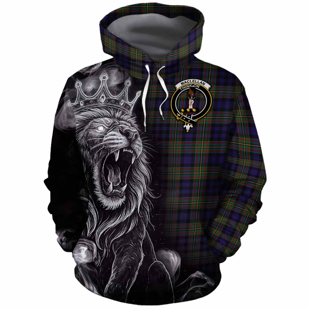 MacLellan (McLellan) Tartan Cotton Hoodie Roaring Lion Heritage