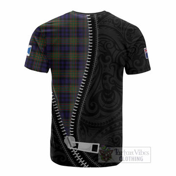 MacLellan (McLellan) Tartan Cotton T-shirt New Zealand Pattern Unique Zipper Stylized