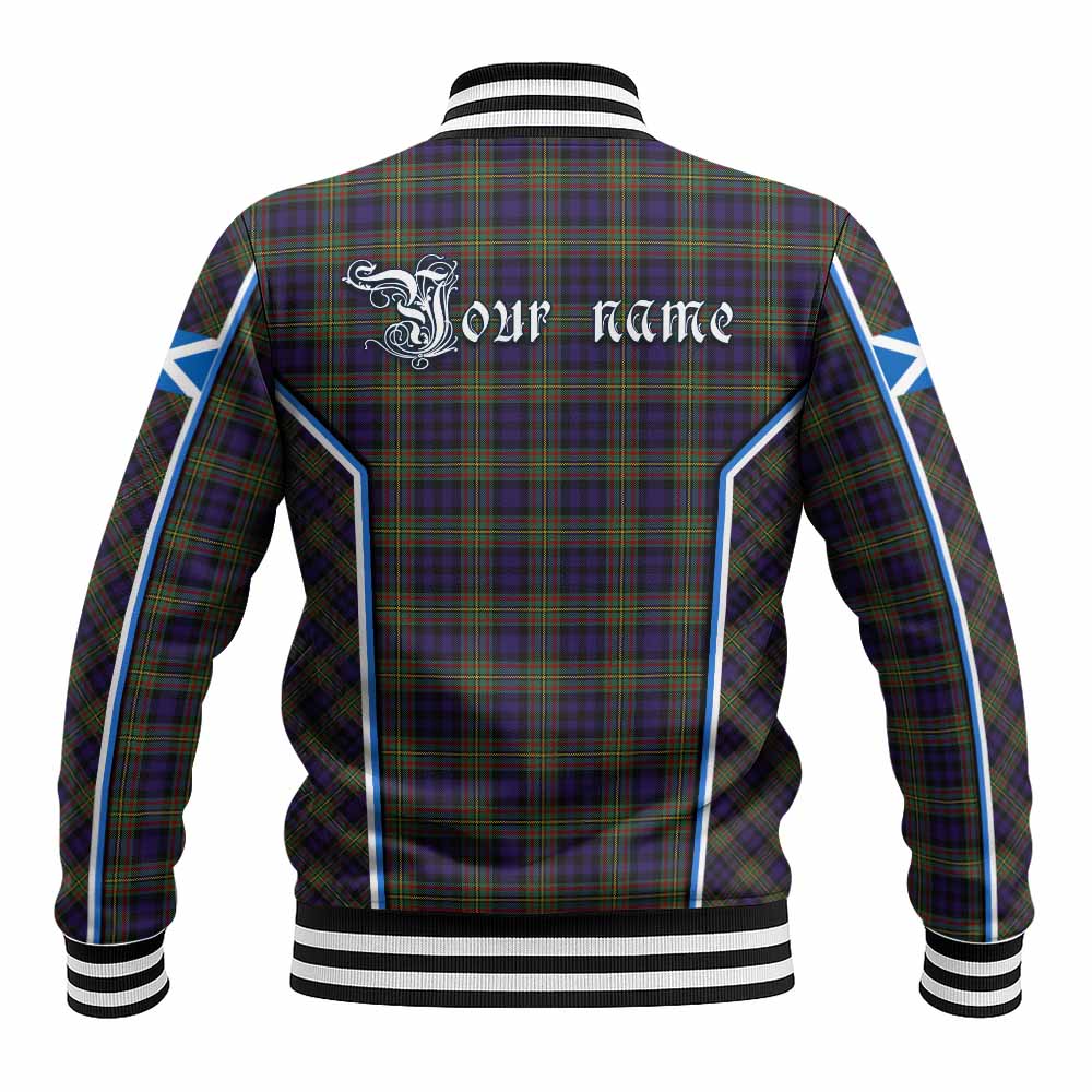 MacLellan (McLellan) Tartan Crest Baseball Jacket Scotland Coat of Arm Flag Style - Tartan Vibes Clothing