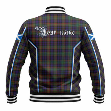 MacLellan (McLellan) Tartan Crest Baseball Jacket Scotland Coat of Arm Flag Style - Tartan Vibes Clothing