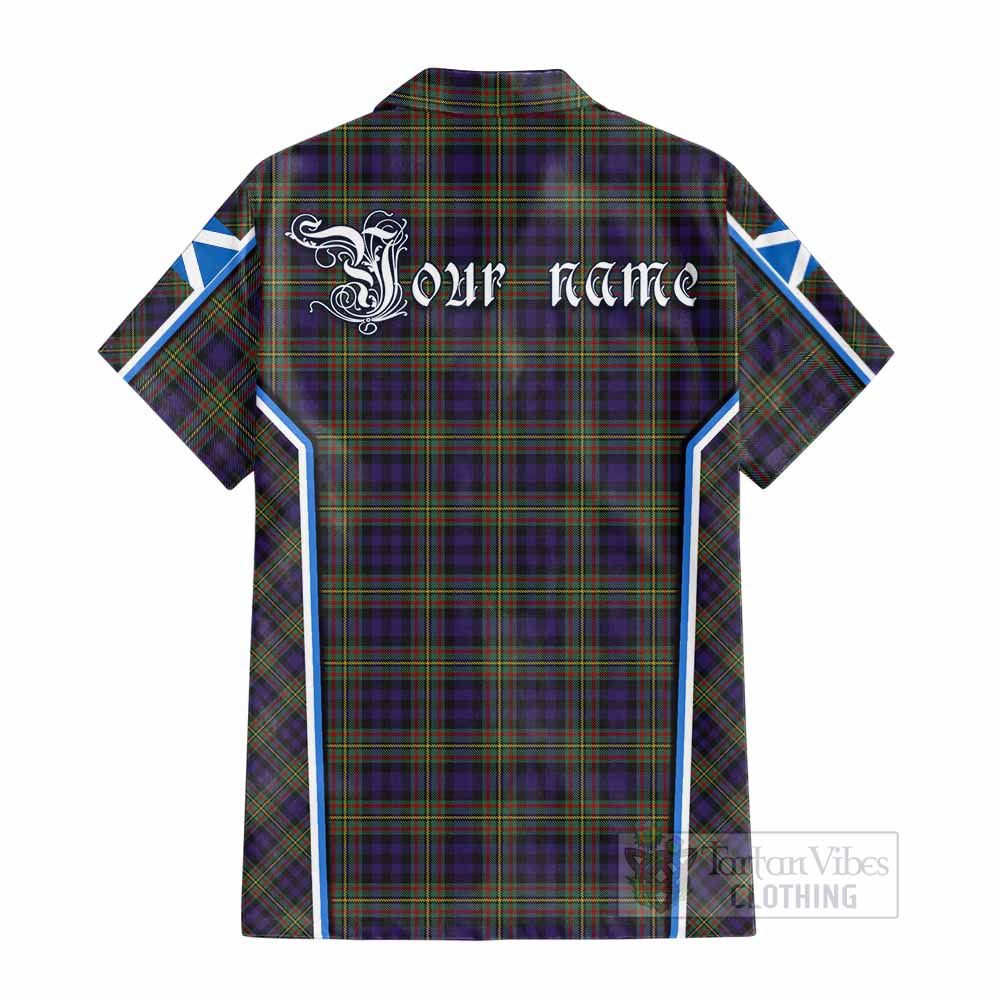 MacLellan (McLellan) Tartan Crest Cotton Hawaiian Shirt Scotland Coat of Arm Flag Style - Tartan Vibes Clothing
