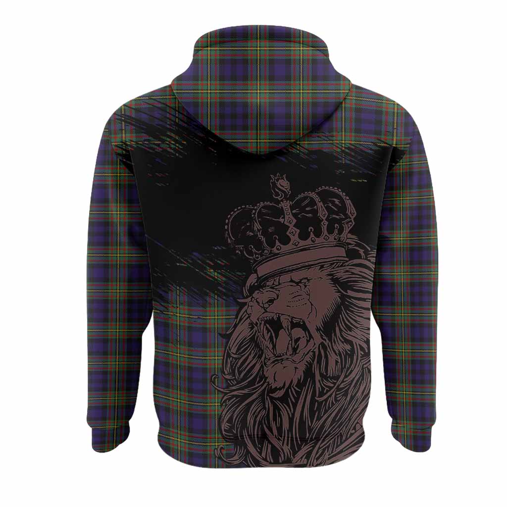 MacLellan (McLellan) Tartan Crest Hoodie Crowned Lion Heritage Style