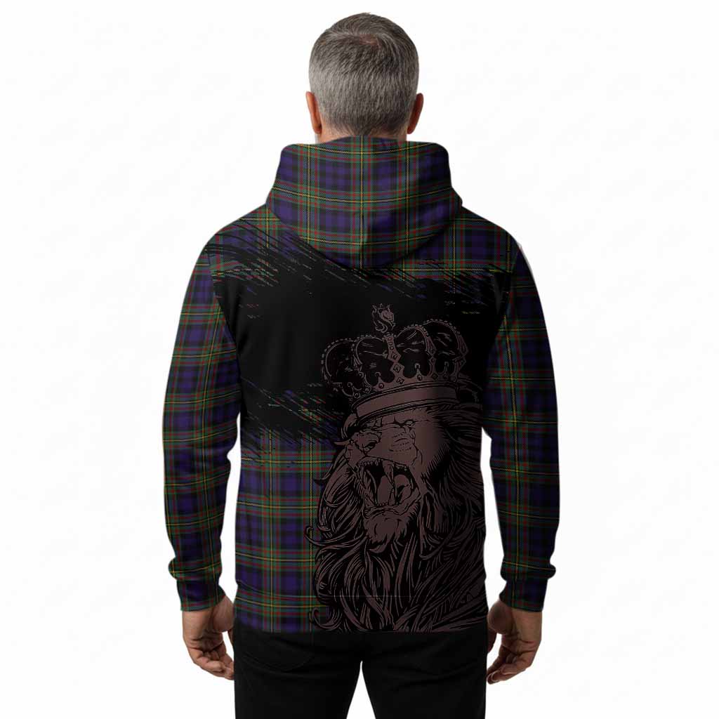 MacLellan (McLellan) Tartan Crest Hoodie Crowned Lion Heritage Style