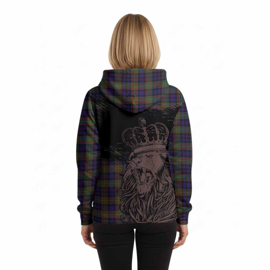 MacLellan (McLellan) Tartan Crest Hoodie Crowned Lion Heritage Style