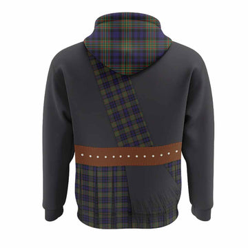 MacLellan (McLellan) Tartan Crest Hoodie Kilt Costume Style