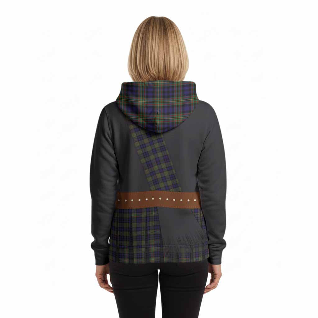 MacLellan (McLellan) Tartan Crest Hoodie Kilt Costume Style