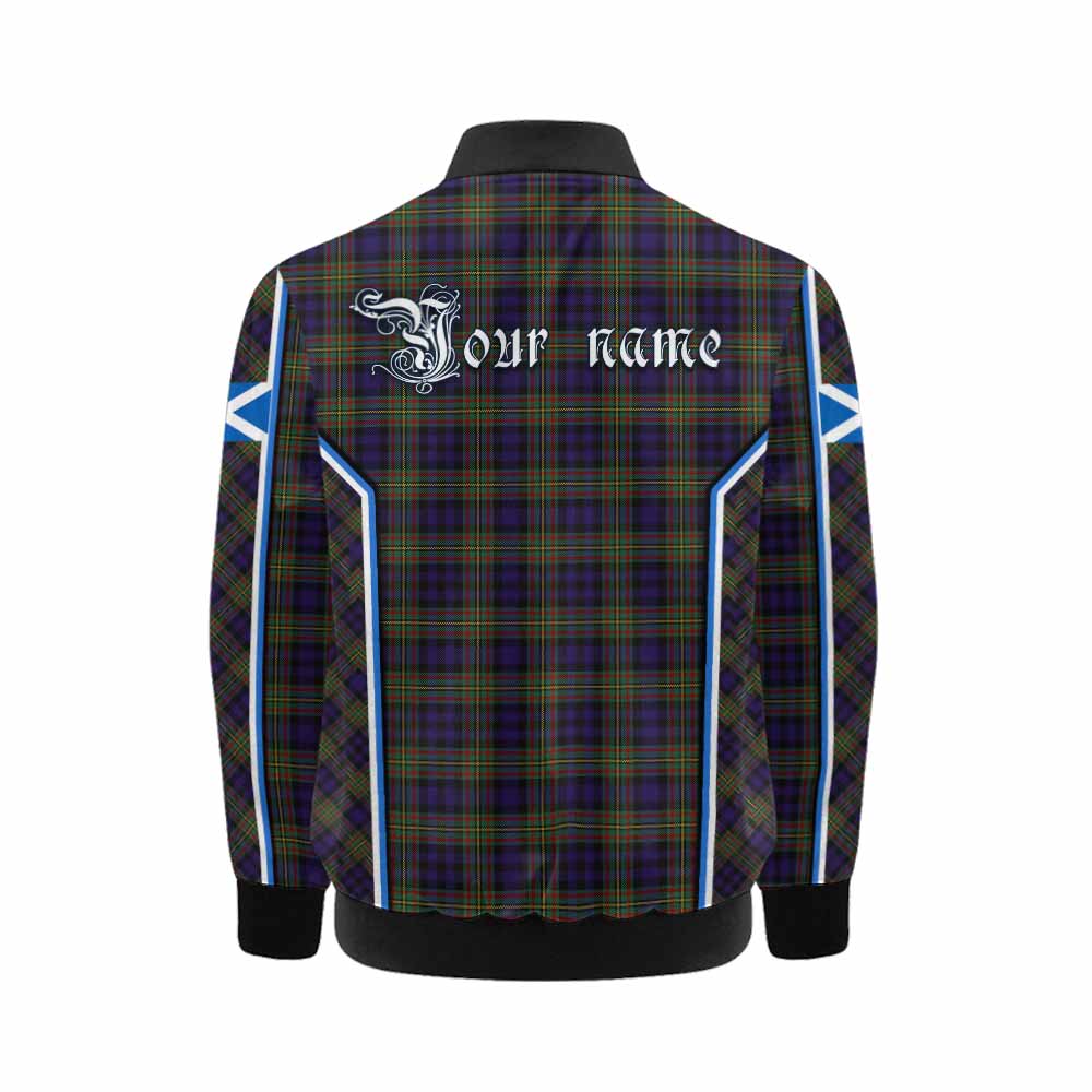 MacLellan (McLellan) Tartan Crest Kid Bomber Jacket Scotland Coat of Arm Flag Style - Tartan Vibes Clothing
