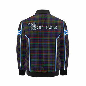 MacLellan (McLellan) Tartan Crest Kid Bomber Jacket Scotland Coat of Arm Flag Style - Tartan Vibes Clothing