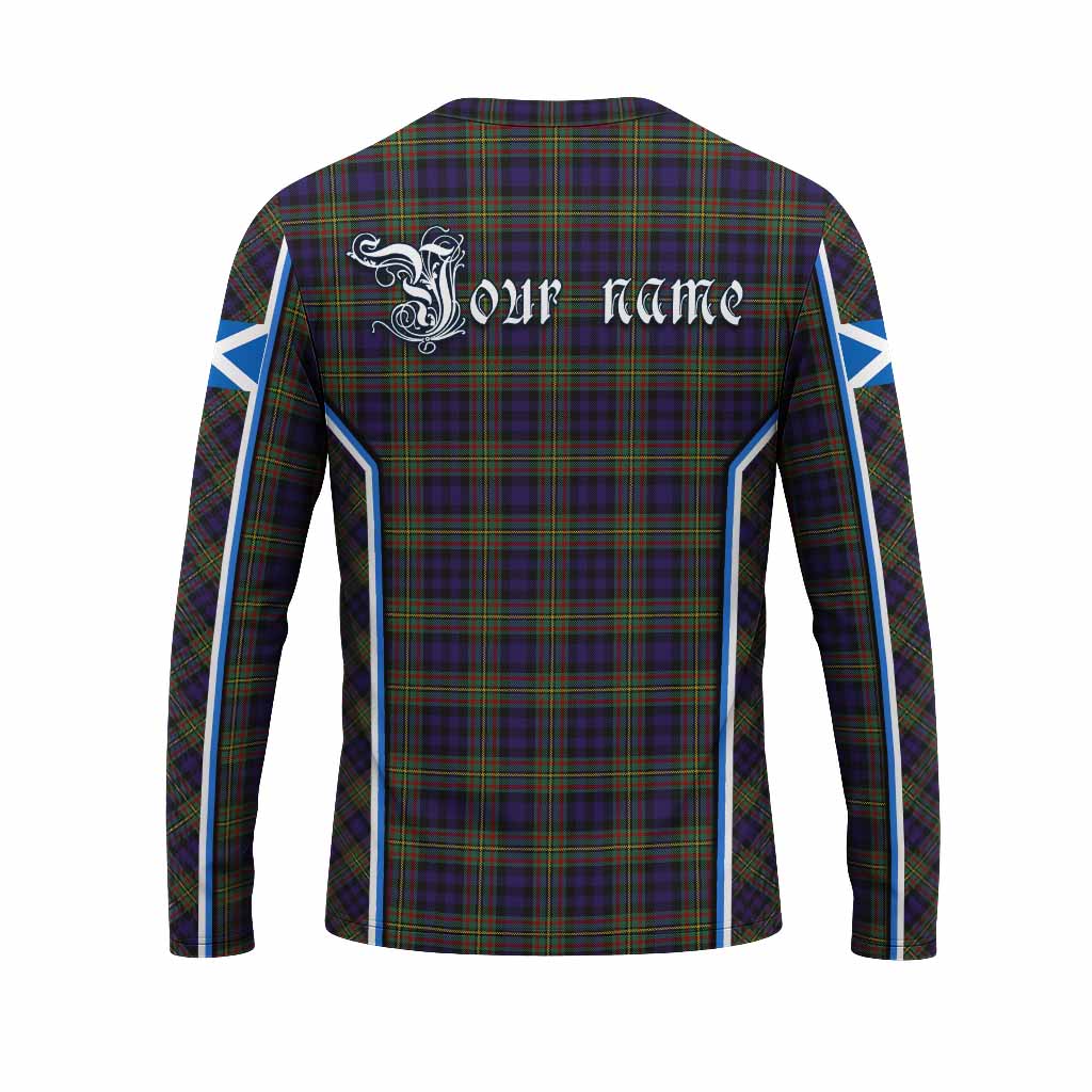 MacLellan (McLellan) Tartan Crest Long Sleeve T-Shirt Scotland Coat of Arm Flag Style - Tartan Vibes Clothing