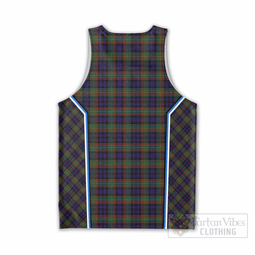 MacLellan (McLellan) Tartan Crest Men Tank Top Scotland Coat of Arm Flag Style - Tartan Vibes Clothing
